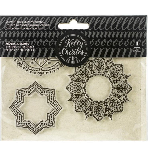 American Crafts Mandala Kelly Creates Acrylic Traceable Clear Stamps