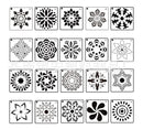 Mandala Stencils 56pcs