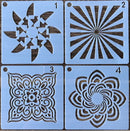 Mandala Stencils 56pcs