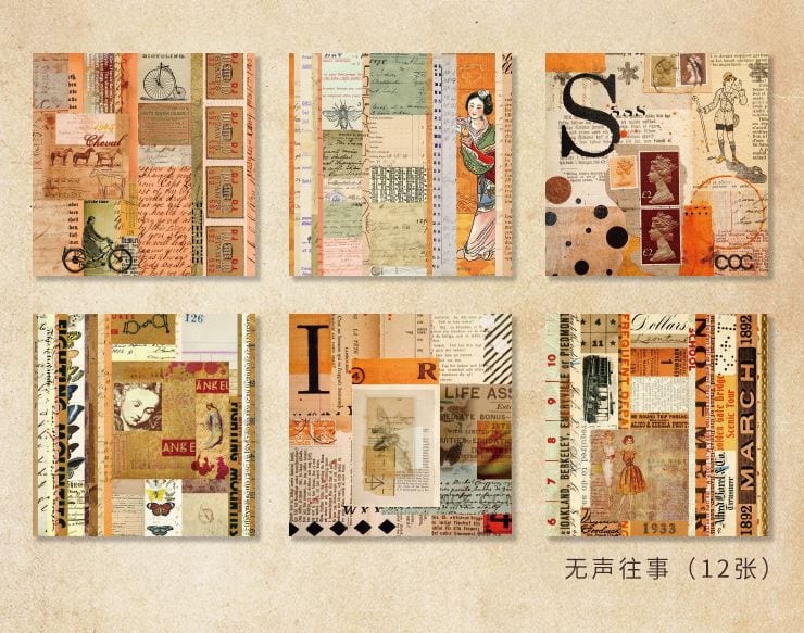 Candy Poetry Yesterday Once More Uncut Sticker Sheets - 12 Sheets
