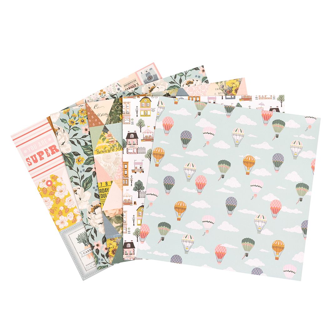 American Crafts Maggie Holmes Market Square Paper Pad  12