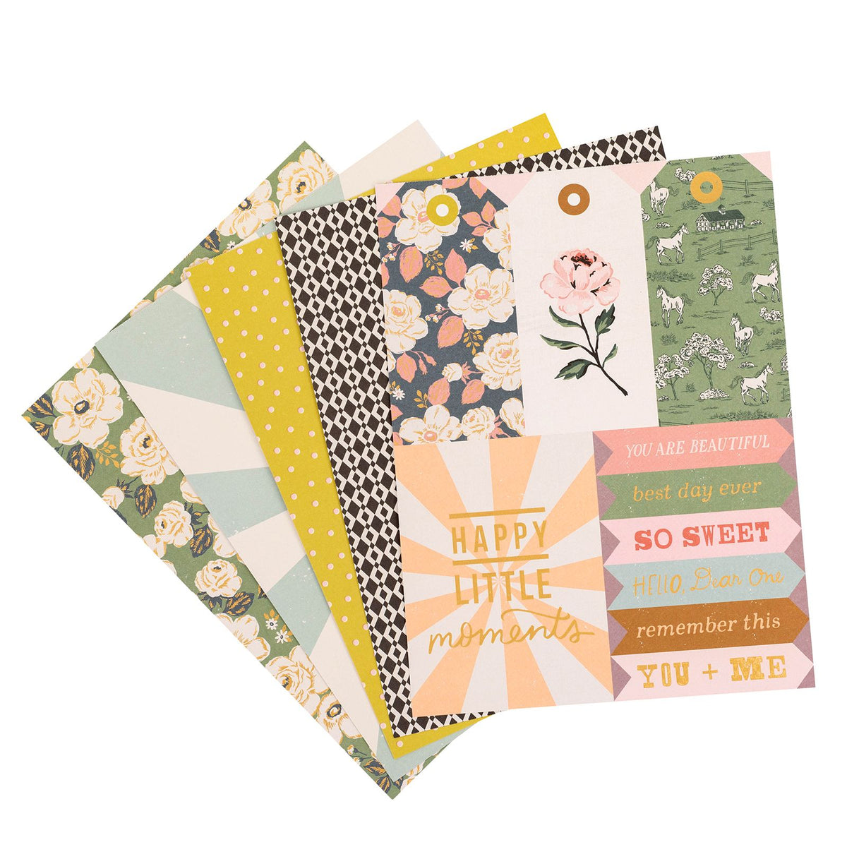 American Crafts Maggie Holmes Market Square Paper Pad 6″ X 8″