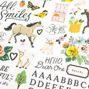 American Crafts Maggie Holmes Market Square Sticker Sheet 6″ X 12″ (129 Stickers)