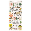 American Crafts Maggie Holmes Market Square Sticker Sheet 6″ X 12″ (129 Stickers)