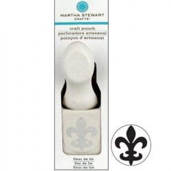 Martha Stewart Medium Fleur De Lis Punch