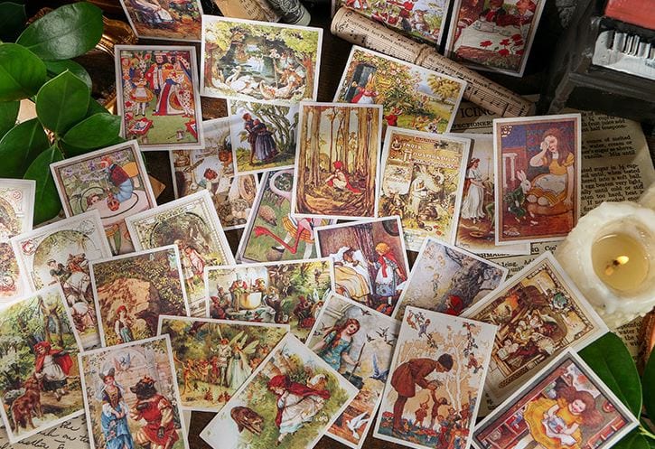 Infeel.Me Matchbox Vintage Deco Papers 60pcs