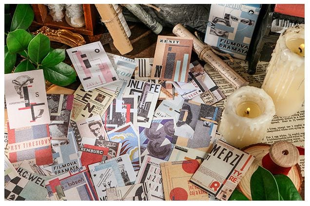 Infeel.Me Matchbox Vintage Deco Papers 60pcs