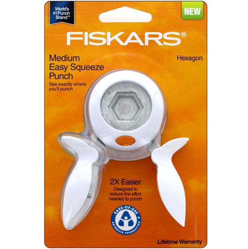 Fiskars Punch Squeeze Medium Hexagon 1