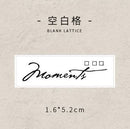 Infeel.Me Meet English Series Wood Mounted Rubber Stamps