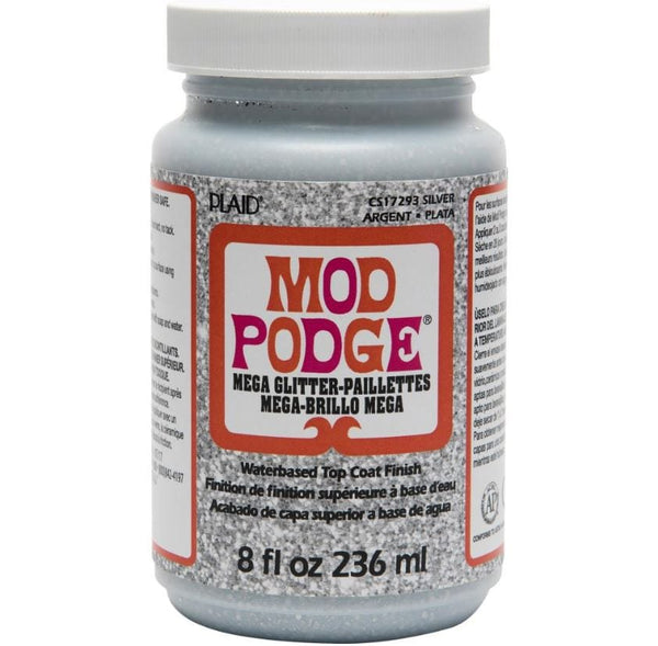 Mod Podge Silver Mega Glitter