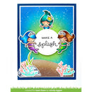 Lawn Fawn Mermaid For You Flip Flop Clear Stamps 2" x 3"