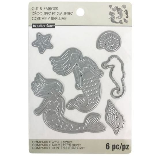 Recollections Mermaids Cut & Emboss Dies