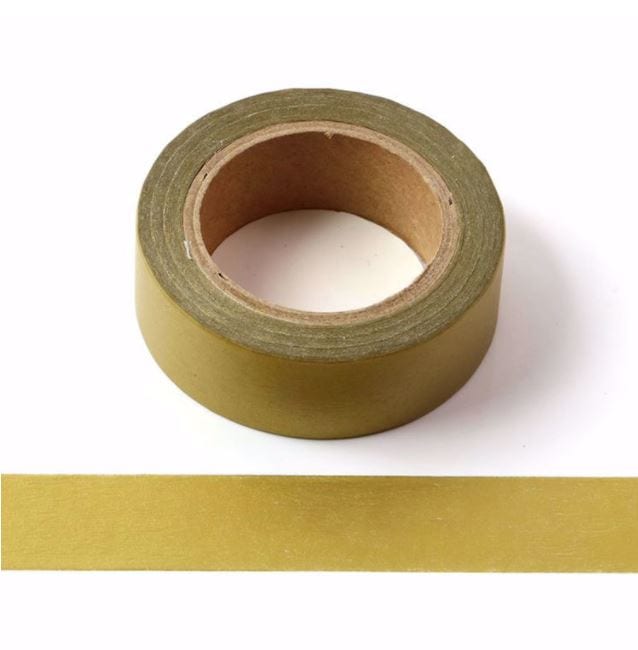 Solid Color Matte Washi Tape 15mm x 10m