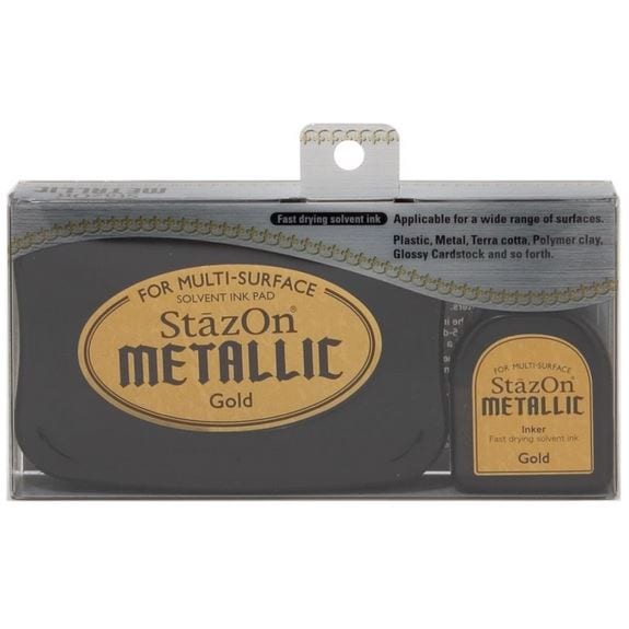 StazOn Gold Metallic Ink Kit