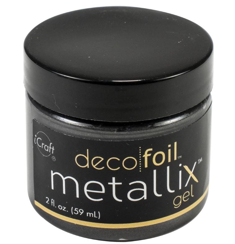 Black Ice Deco Foil Metallix Gel 2oz