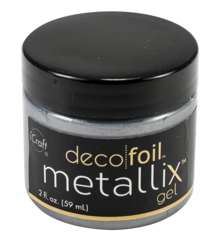 Glazed Pewter Deco Foil Metallix Gel 2oz