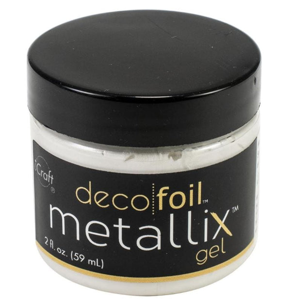White Pearl Foil Metallix Gel 2oz