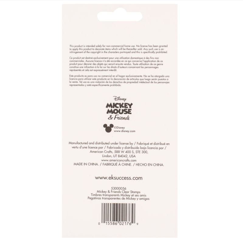 EK Success Disney Mickey and Friends Clear Stamp Set