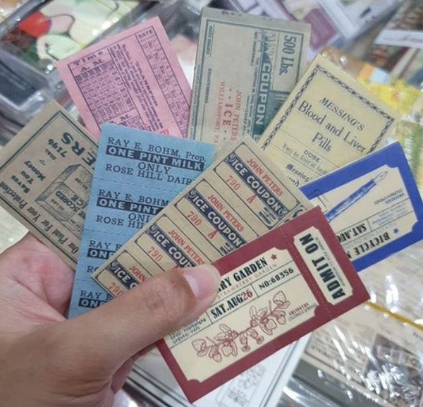 Yanji Mini Vintage Coupon Paper Pads