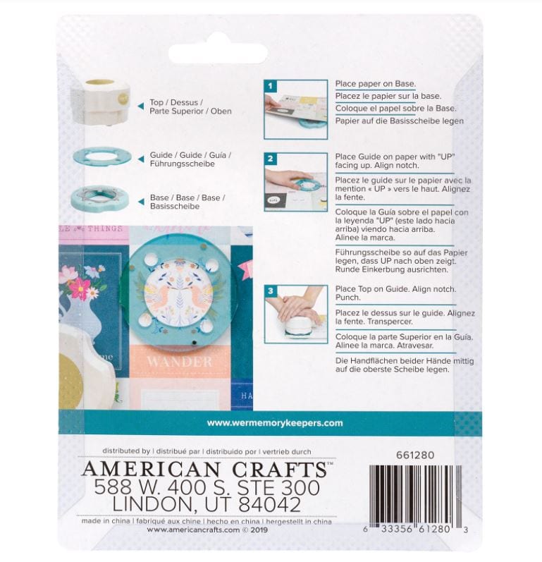 We R Memory Keepers Mini Clear Cut Punch - Butterfly 1