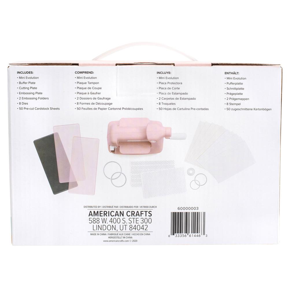 We R Memory Keepers Pink Mini Evolution Die Cut Machine Kit