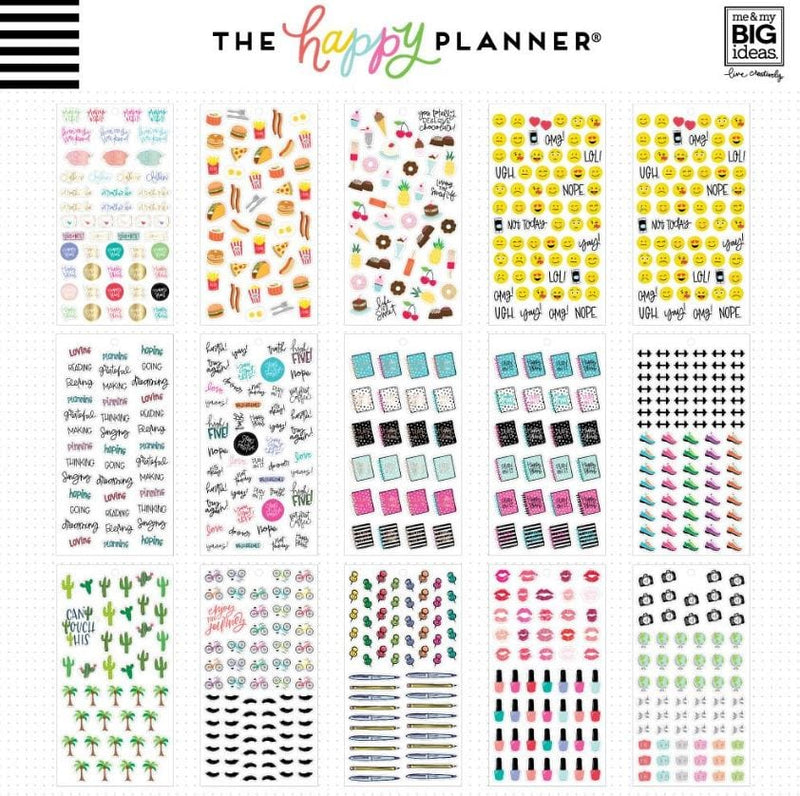 Me and My Big Ideas Mini Icons Planner Value Pack Stickers Create 365 Happy Planner Stickers