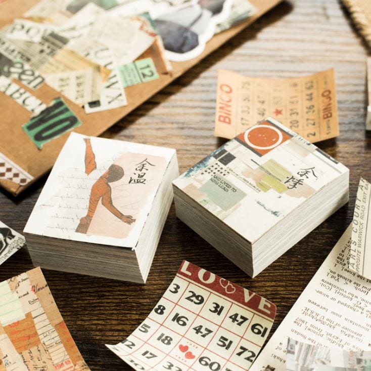 Mini Vintage Memo Pad/Paper Pad 165 Sheets