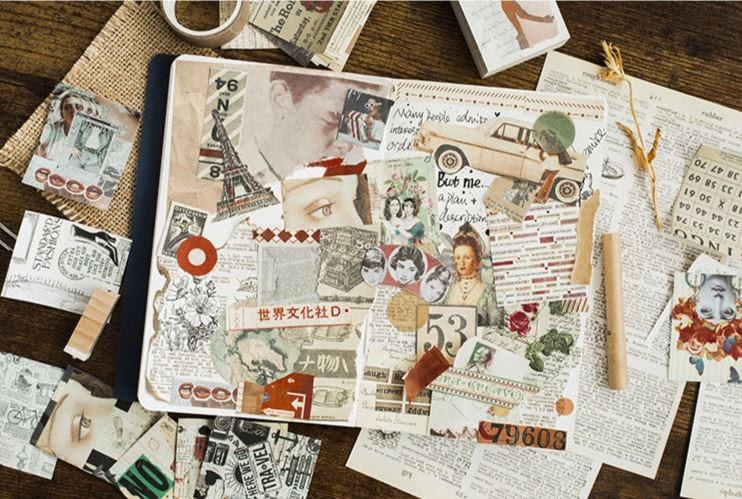 Mini Vintage Memo Pad/Paper Pad 165 Sheets