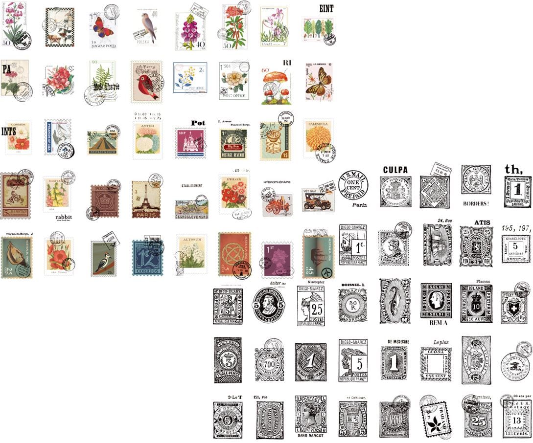 Mini Vintage Memo Pad/Paper Pad Vellum (Translucent Paper)100 Sheets