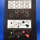 Mini Stencil Set Emoji - 8pcs