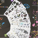 Mini Stencil Set Emoji - 8pcs