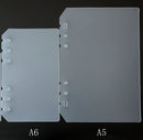 Minimalist 6-Hole Ring Binder and Accessories A5 / A6