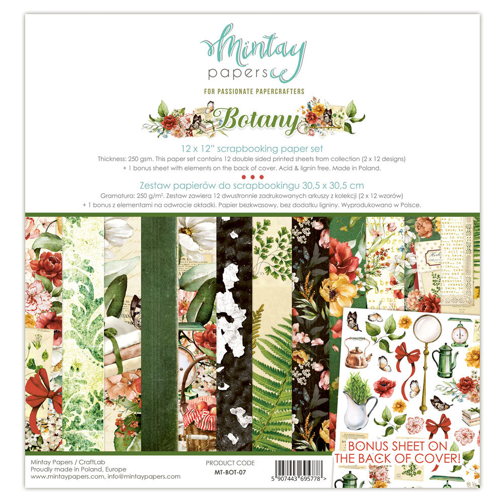 Mintay Botany Paper Pad 12