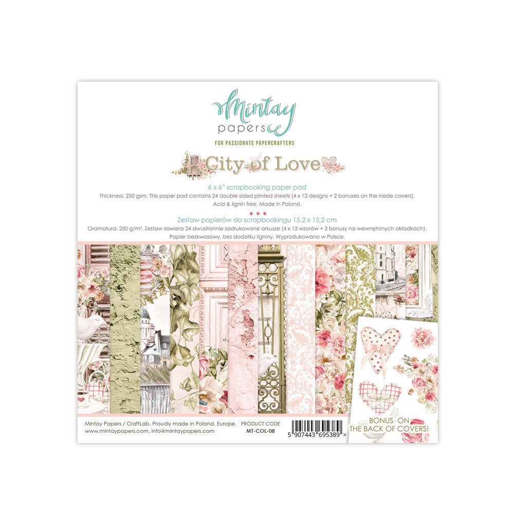 Mintay City of Love Paper Pad 6