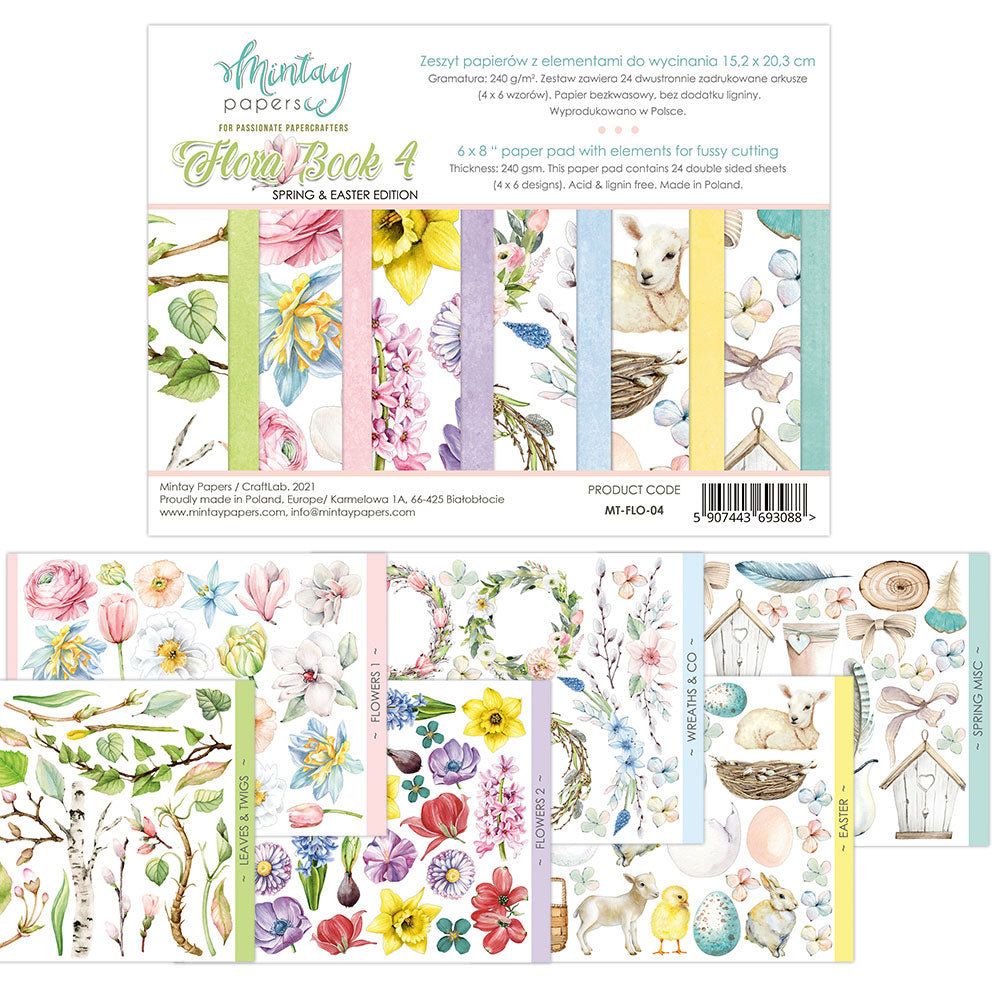 Mintay Flora Book 4 Paper Pad 6