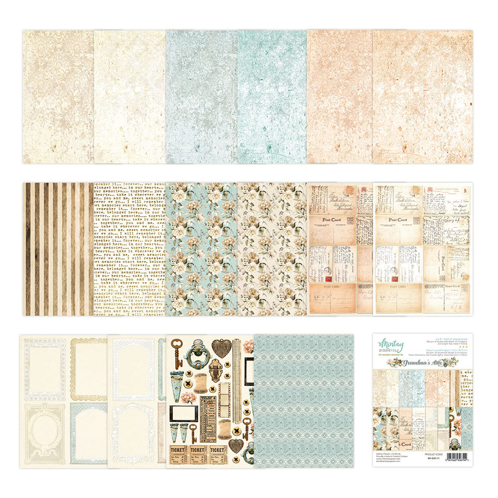 Mintay Grandma's Attic Add-On Paper Pad 6