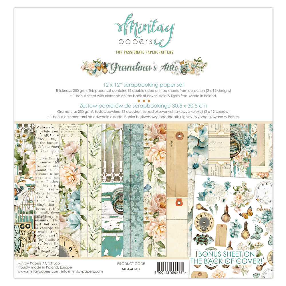 Mintay Grandma's Attic Paper Pad 12