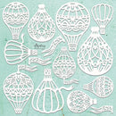 Mintay Hot Air Balloons Set Chippies Decor