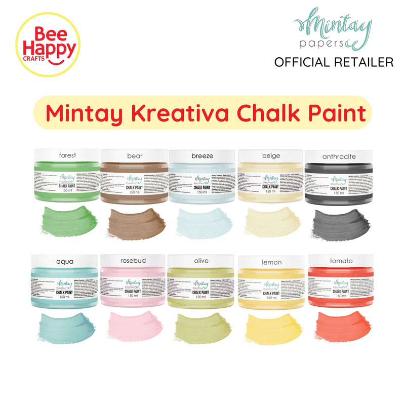 Mintay Papers - Kreativa Collection - Chalk Paste - White - 150 ml