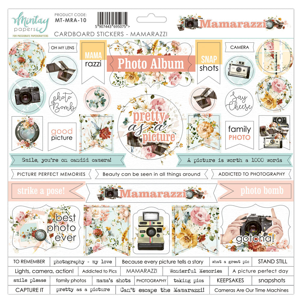 Mintay Mamarazzi Cardboard Stickers 12