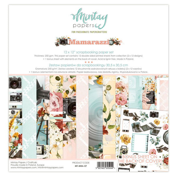 Mintay Mamarazzi Paper Pad 12" x 12"