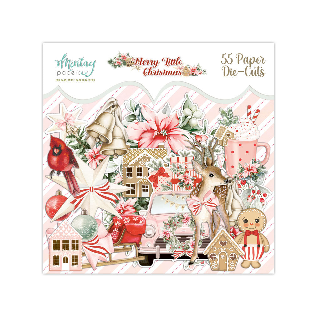 Mintay Merry Little Christmas Paper Die-Cuts 55pcs
