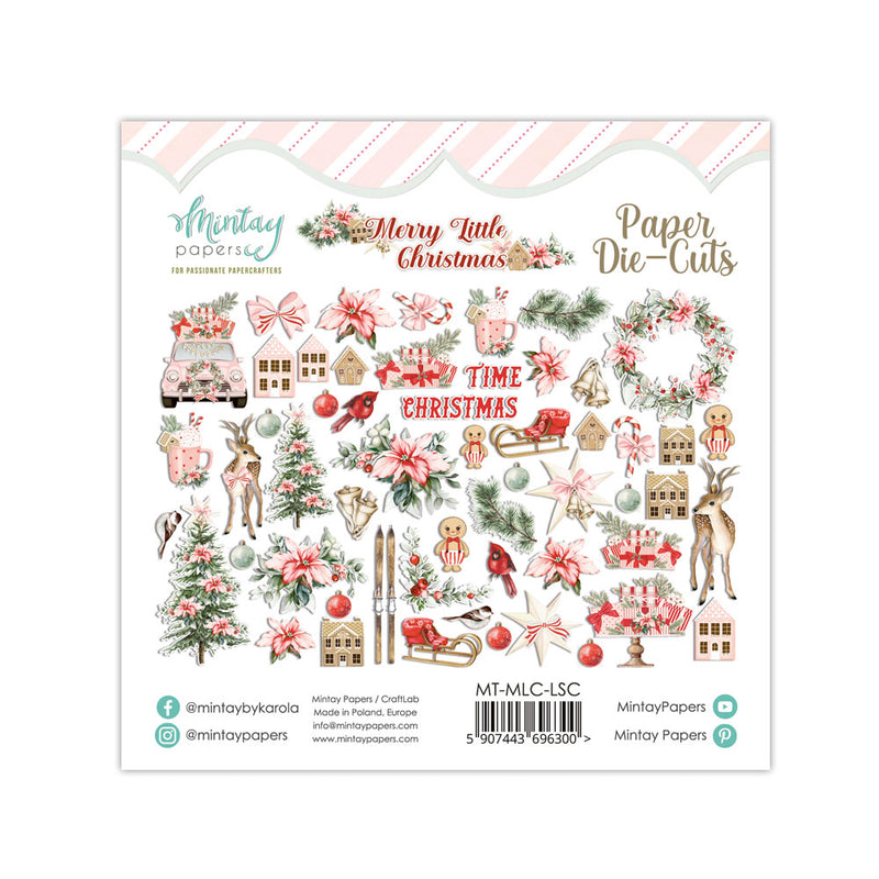 Mintay Merry Little Christmas Paper Die-Cuts 55pcs