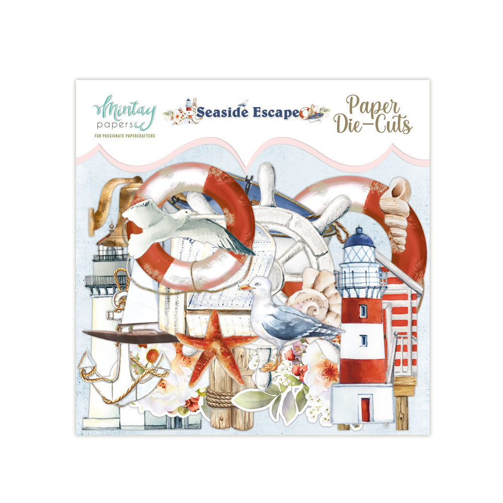 Mintay Seaside Escape Paper Die-Cuts 50pcs