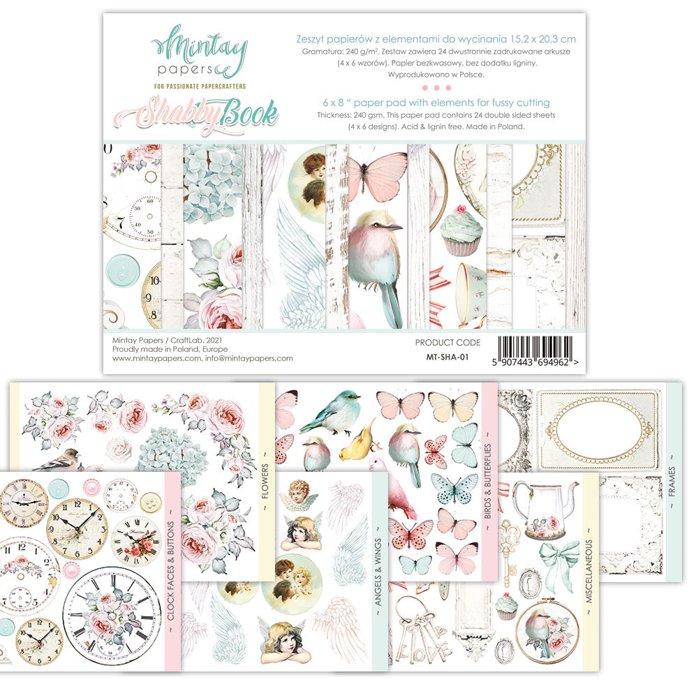 Mintay Shabby Book Paper Pad 6