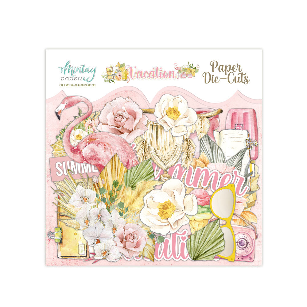 Mintay Vacation Paper Die-Cuts 55pcs