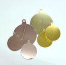 Mirror Christmas Bauble Acrylic Blank (For Painting or Vinyl Stickers)