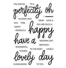 Hero Arts Mix and Match Compliments Stamp Set CM322