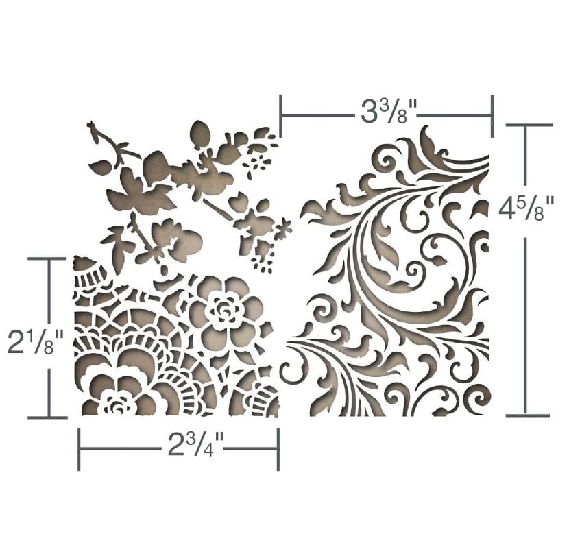Sizzix Mixed Media #2 Tim Holtz Thinlits Die Set 3PK