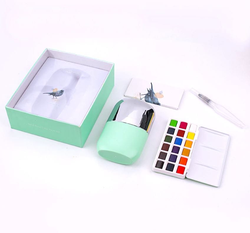 MIYA HIMI Solid Watercolor Travel Set 18 Colors